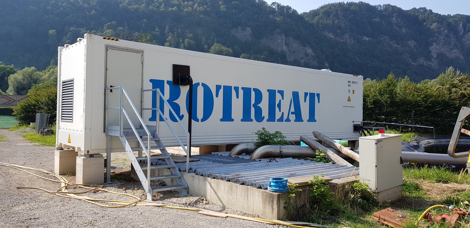 Containerisierte ROTREAT MBR Behandlungsanlage